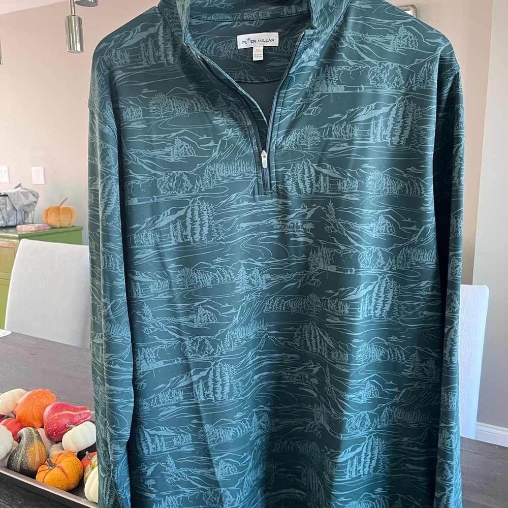 Peter Millar quarter zip performance shirt